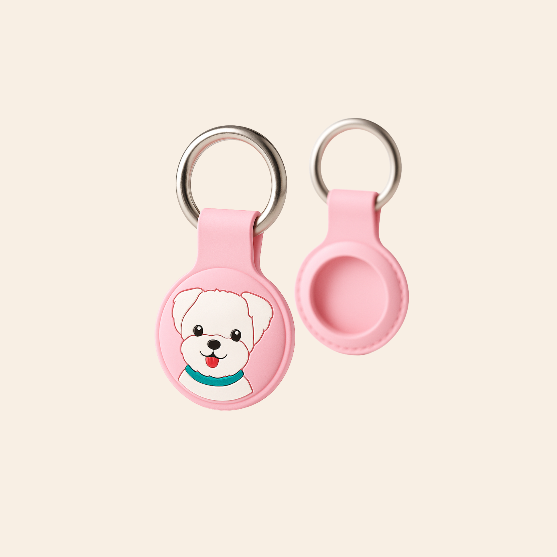 Étui kaylenTag silicone modèle chien