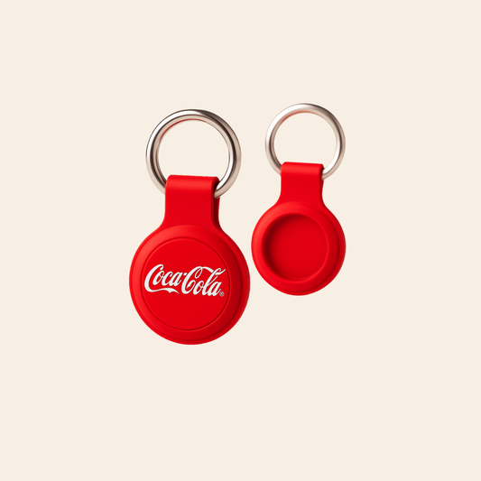 Étui kaylenTag silicone modèle coca-cola